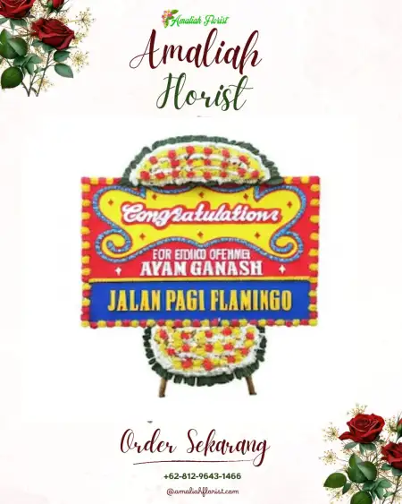 Sewa Papan Bunga Ngarap Arap